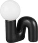 Rl vive tu luz realidad quinn - lámpara de mesa - negro - excl. 1x g9 3 w - interruptor de cable