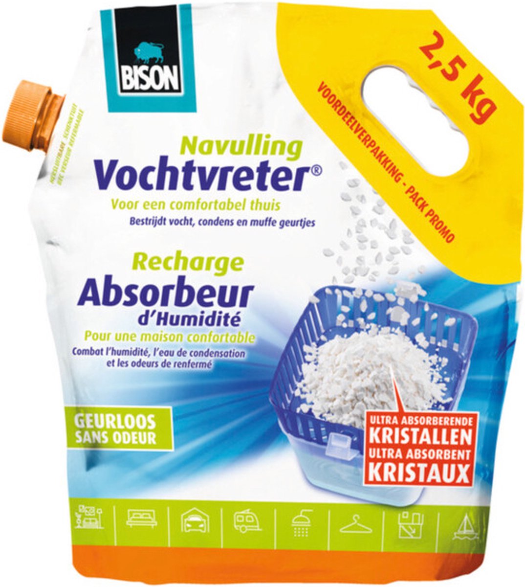 Bison 1029807 - b airmax moisture free refill 2.5kg | 3 pieces