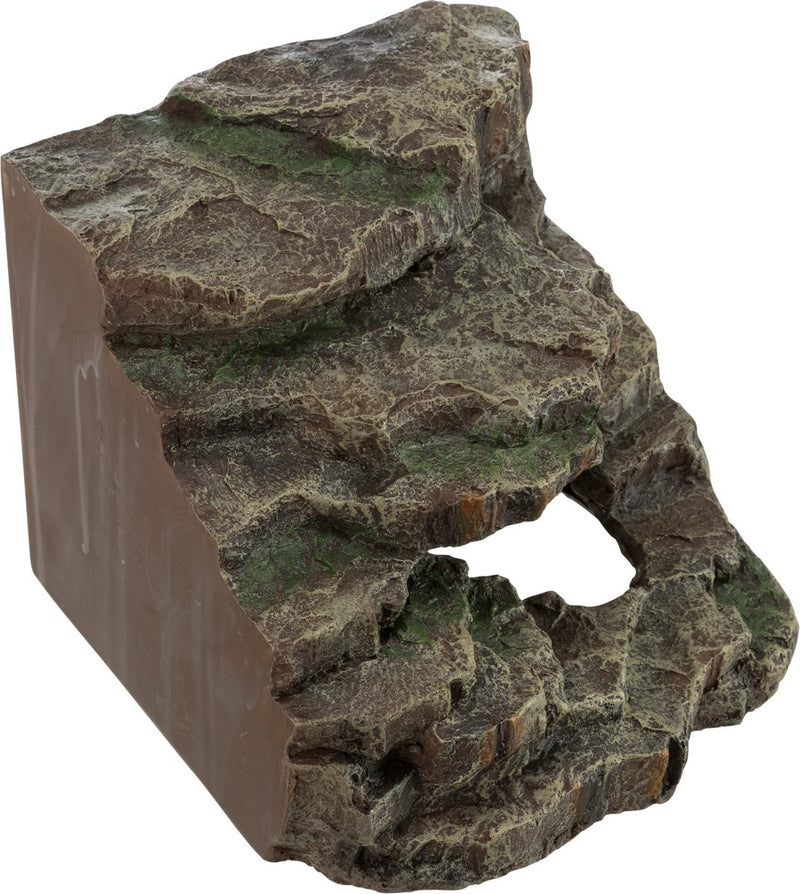 Trixie corner rock - refugio para reptiles 19x17x17 cm - resina de poliéster, decoración de terrario