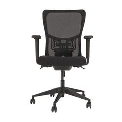 Sedia da ufficio Schavenburg 250 nen schienale in rete nero