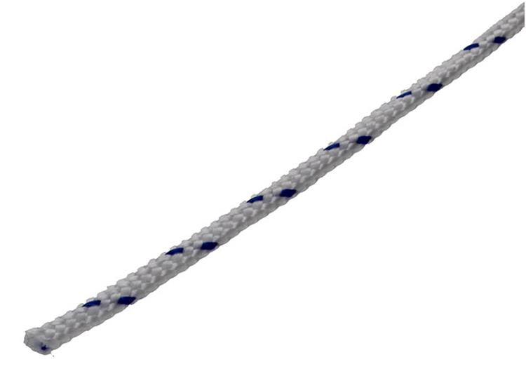Mack 1013956 - pp braided white blue bobbin 2mm 150m | 5 pieces