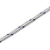 Mack 1013957 - pp trenzado blanco azul bobina 3mm 75m | 5 piezas
