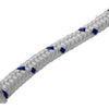 Mack 1013977 - pp trenzado blanco hilo azul 8mm 15m | 5 piezas