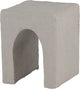 Mesa auxiliar Woood tovi - papel maché - gris - 45x40x35