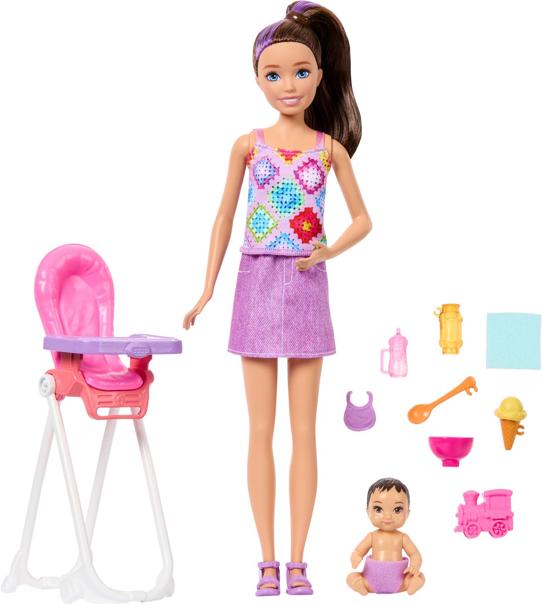 Mattel Barbie Family Friends, bambola e accessori