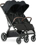 Silla de paseo doble Deryan Luxury rolo x2 xl v2 - silla de paseo dúo - negro