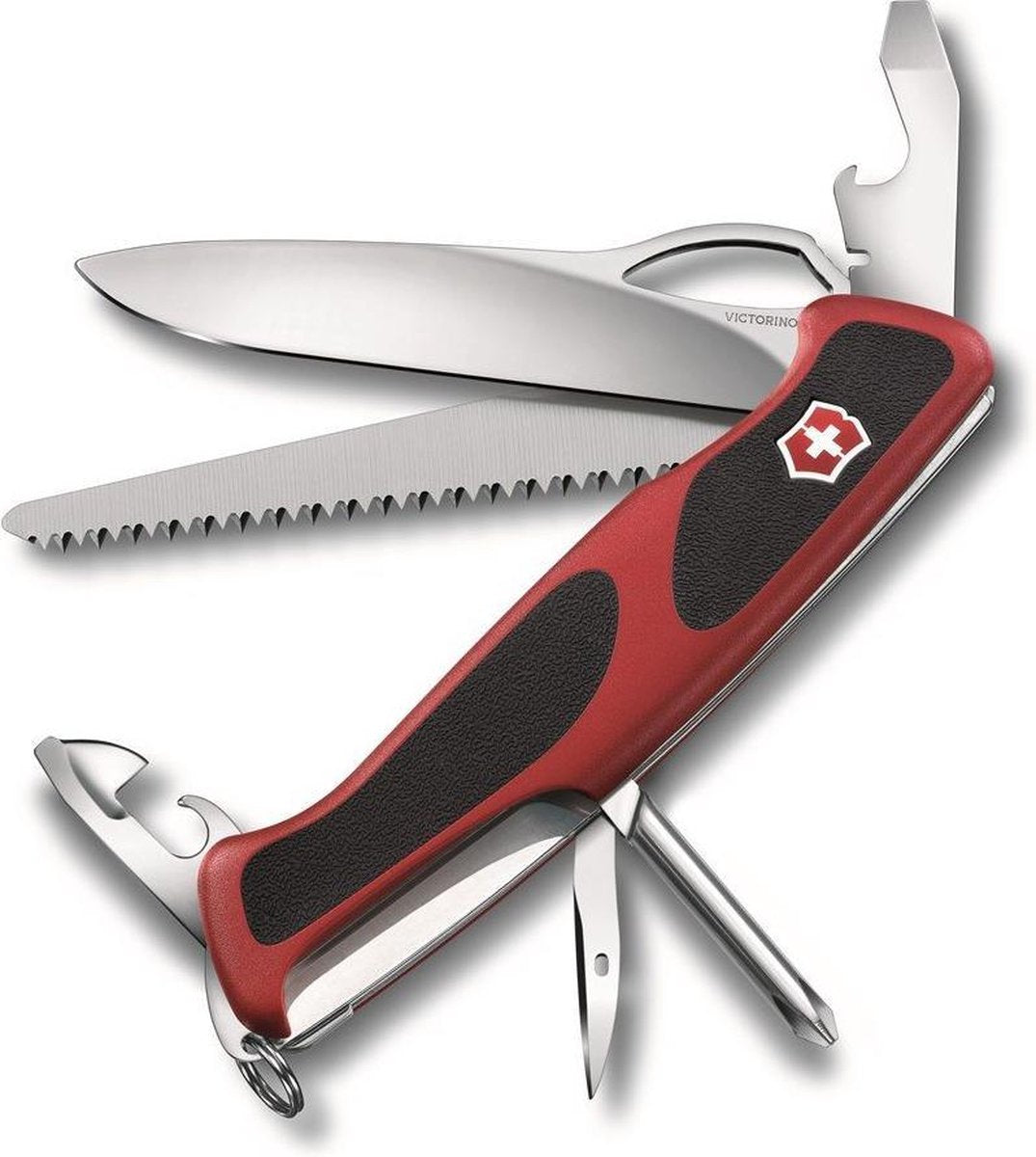 Victorinox rangergrip 78 navaja 12 funciones rojo negro