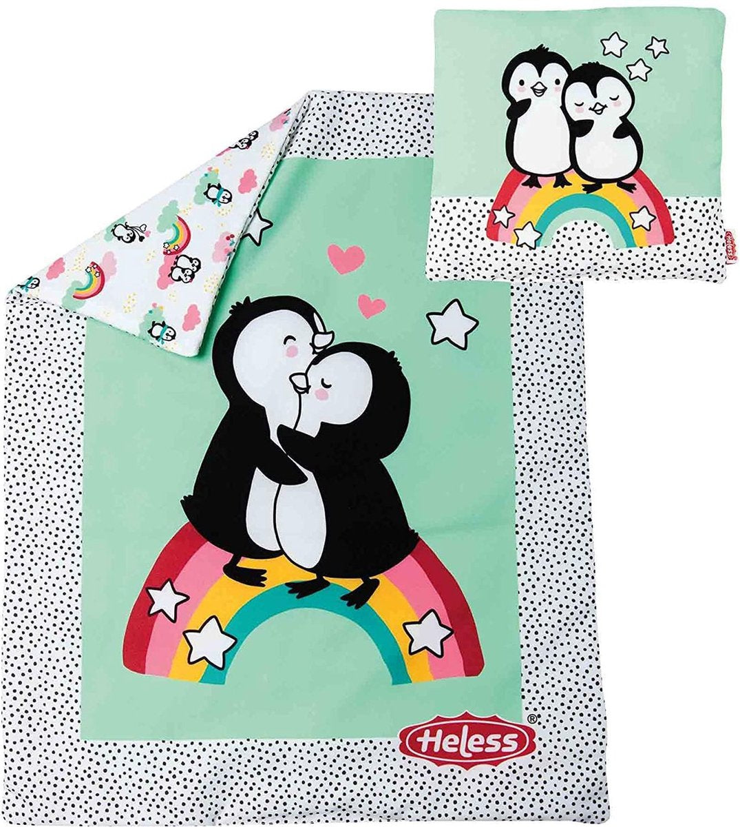 Doll blanket Penguin with pillow