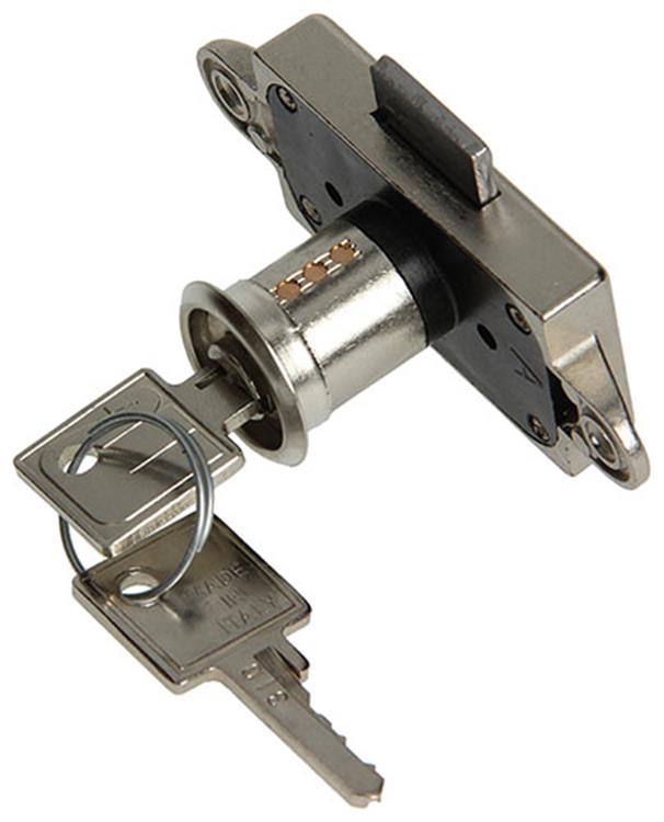 Mack 1014018 - cerradura cilíndrica de superficie para gabinete ø 15 mm l20 mm | 5 piezas