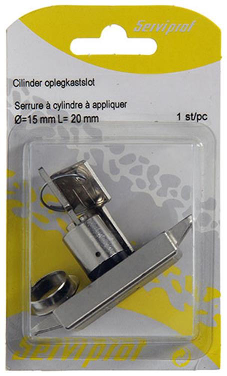 Mack 1014018 - cerradura cilíndrica de superficie para gabinete ø 15 mm l20 mm | 5 piezas
