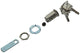 Mack 1014021 - Cerradura para armario con letras niquelada 25 mm | 5 piezas