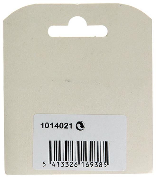 Mack 1014021 - Cerradura para armario con letras niquelada 25 mm | 5 piezas