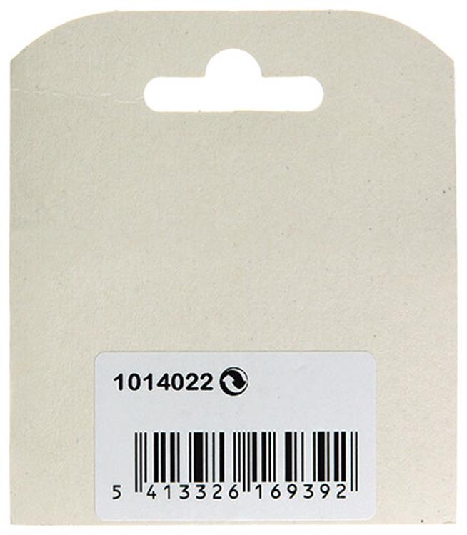 Mack 1014022 - Cerradura para armario con letras niquelada 30 mm | 5 piezas