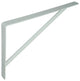 1013894 - soporte estante reforzado blanco 250x400mm | 10 piezas