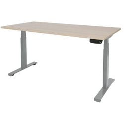 Scrivania Dextro plus Lindberg rovere 25 mm alluminio 200 x 80 cm