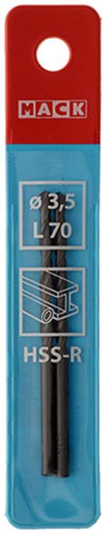 Mack 1018180 - broca universal hss r ø 3,5 x 70 mm 2 uds | 5 piezas
