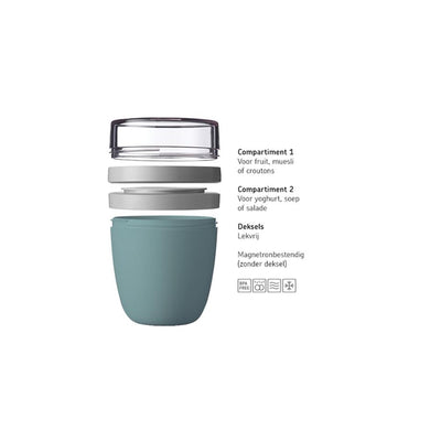 Mepal Lunchpot Ellisse Vivid Blue 500 ml 200 ml