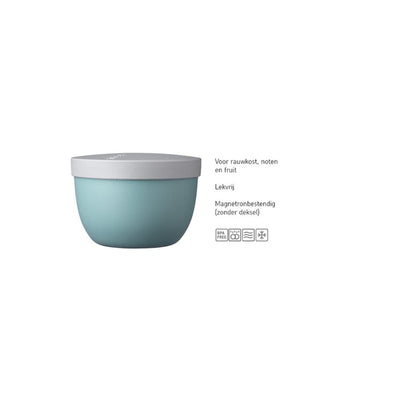 Mepal snackpot ellipse 350ml vivid blue