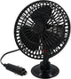 Carpoint ventilator 12v – 6 inch – met zuignap – oscillerend – 2 meter kabel – verkoeling