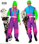 Costume da snowboarder retrò Finidi otto