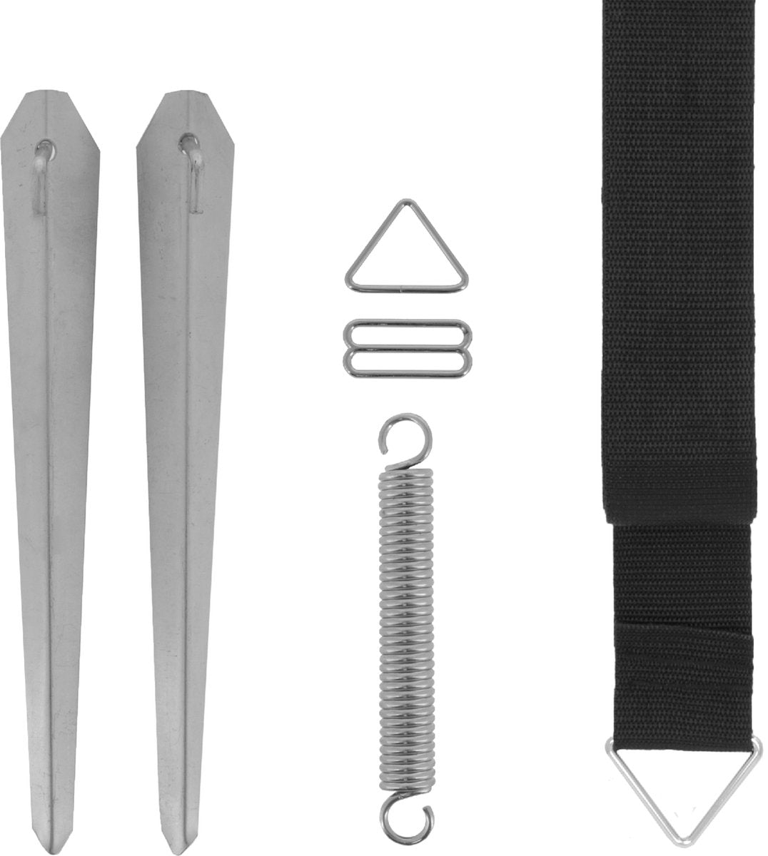 Travellife stormbandset universeel 13m - verstelbare spanband - complete set - voor alle merken