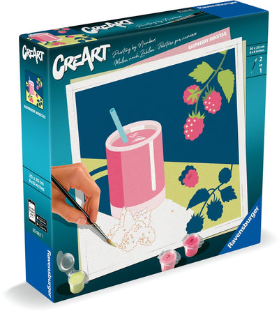 Ravensburger creart vernice per numero - lampone