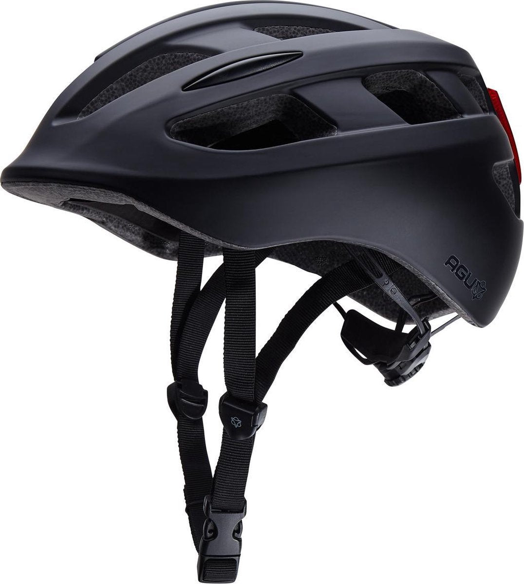 Casco da bicicletta Agu Civick - nero - L XL - incl. Luce LED