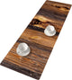 Bertoni - camino de mesa - fieltro - 115x40cm - motivo madera estampado