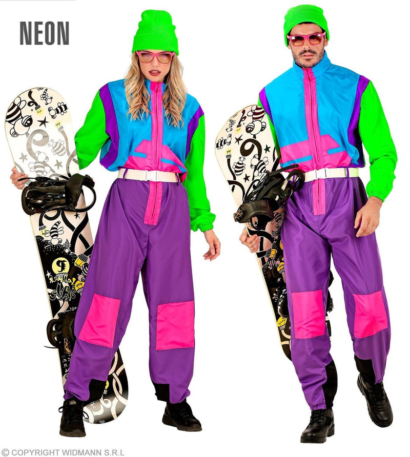 Costume da snowboarder retrò Finidi otto