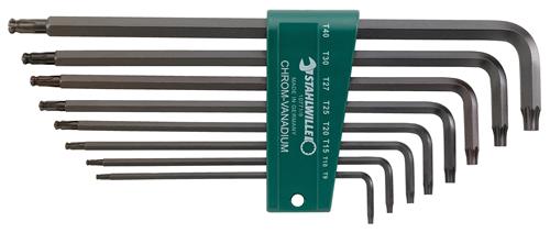 Set di chiavi esagonali Stahlwille Torx lunghe + estremità sferica