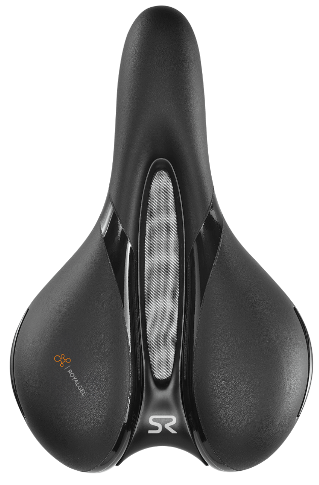 Selle royal zadel respiro moderate zwart