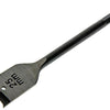 Mack 1018253 - Broca plana para madera DIN 7487 ø 25,0 x 160 mm | 5 piezas