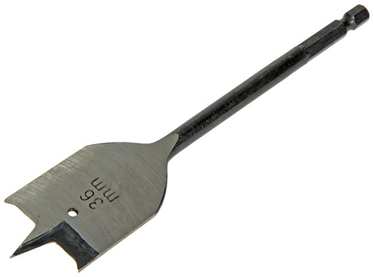 Mack 1018257 - taladro plano para madera 36mm | 2 piezas