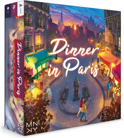Mnky entertainment dinner in paris - board game. 10+