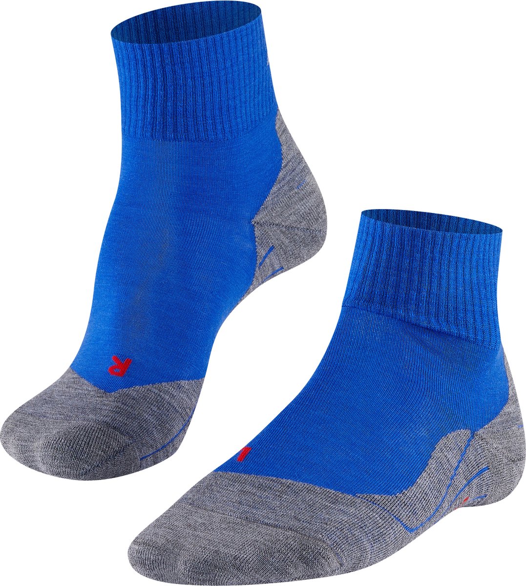 Falke tk5 short anti-blaar dun wol functioneel materiaal wandelsokken heren blauw - maat 39-41