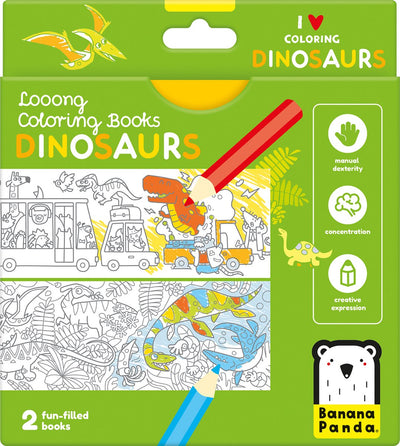 Banana panda - libro da colorare Adoro colorare le pagine con i dinosauri