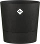 Elho foss round 30cm - macetero de interior - plástico 100% reciclado - ø 29,5 x h 29,1 - negro vivo