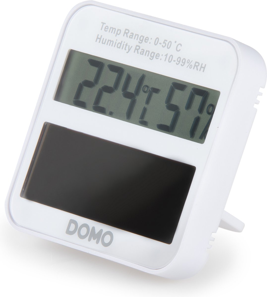 Domo do3101 hygrometer - weerstation - luchtvochtigheidsmeter - thermometer voor binnen - wit