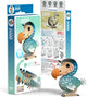Puzzle 3d Eugy - dodo - uccelli - sostenibile - collezionali tutti - 6 anni