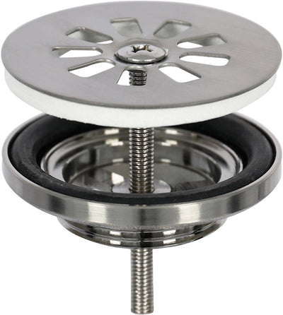 Differnz drain plug - matt chrome
