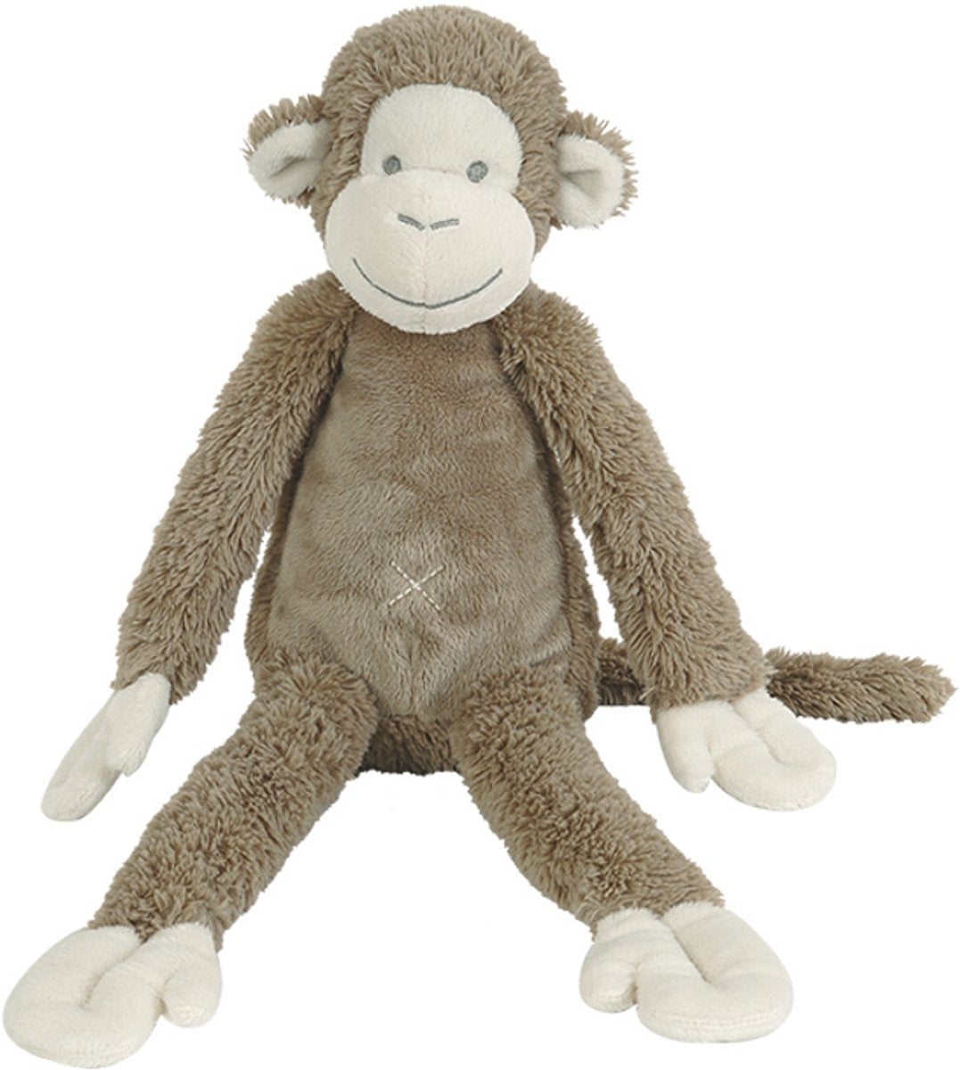 Happy horse aap mickey knuffel 43cm - bruin - baby knuffel