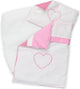 Coperta per bambole Woet ® - biancheria da letto per bambole - coperta a quadri rosa per lettino per bambole o carrozzina per bambole - accessorio per bambole da gioco di ruolo - da 1 anno