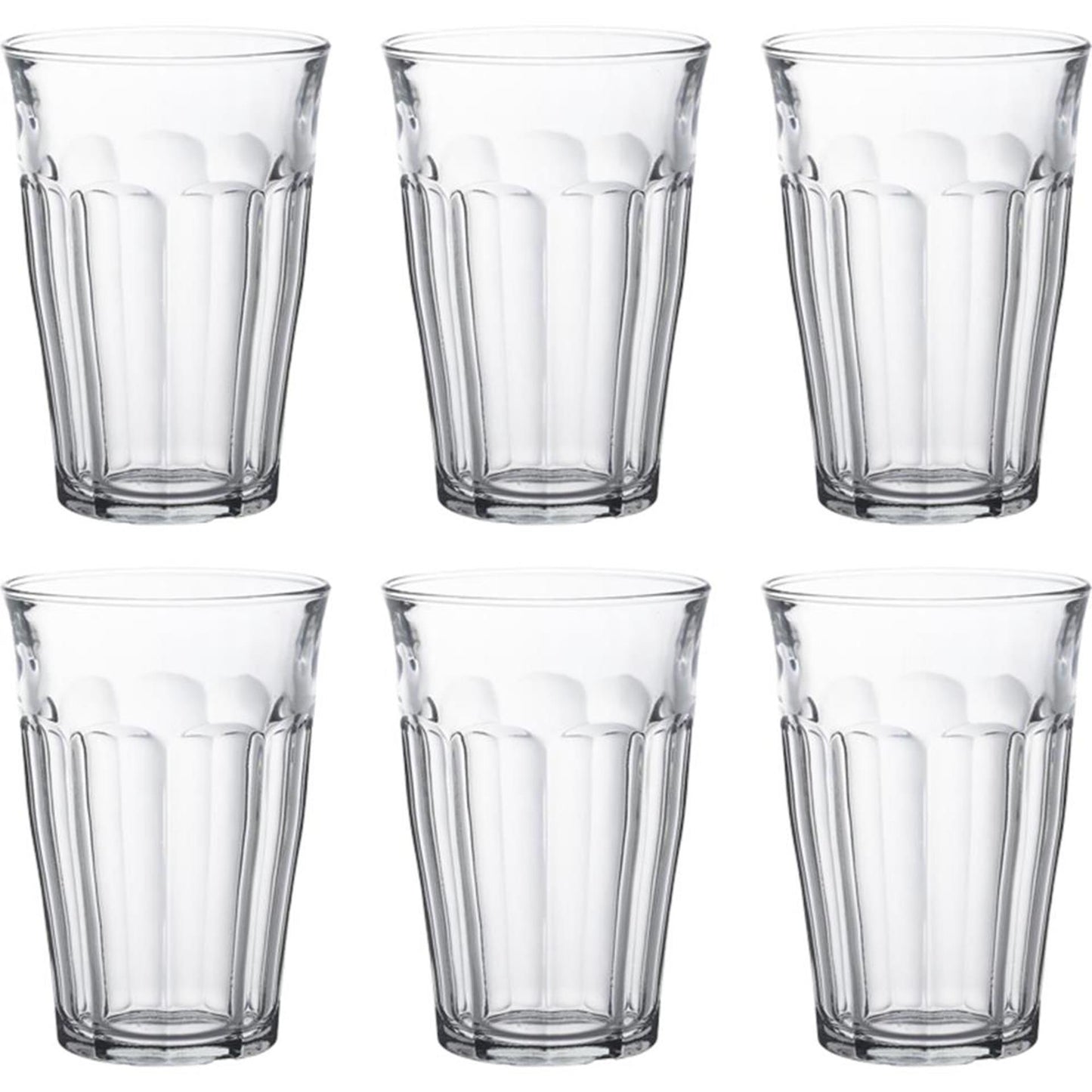 Duralex tumbler picardie hardglas 360ml doos a 6 stuks