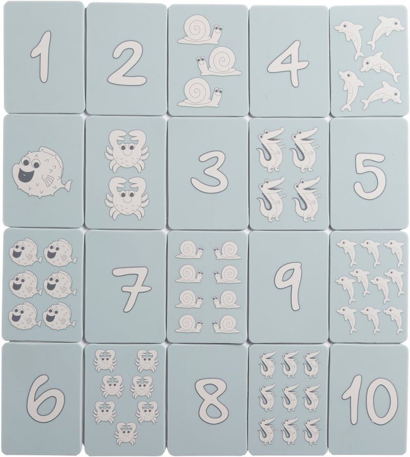 Carte da gioco Scrunch - blu - pieghevoli - riciclabili