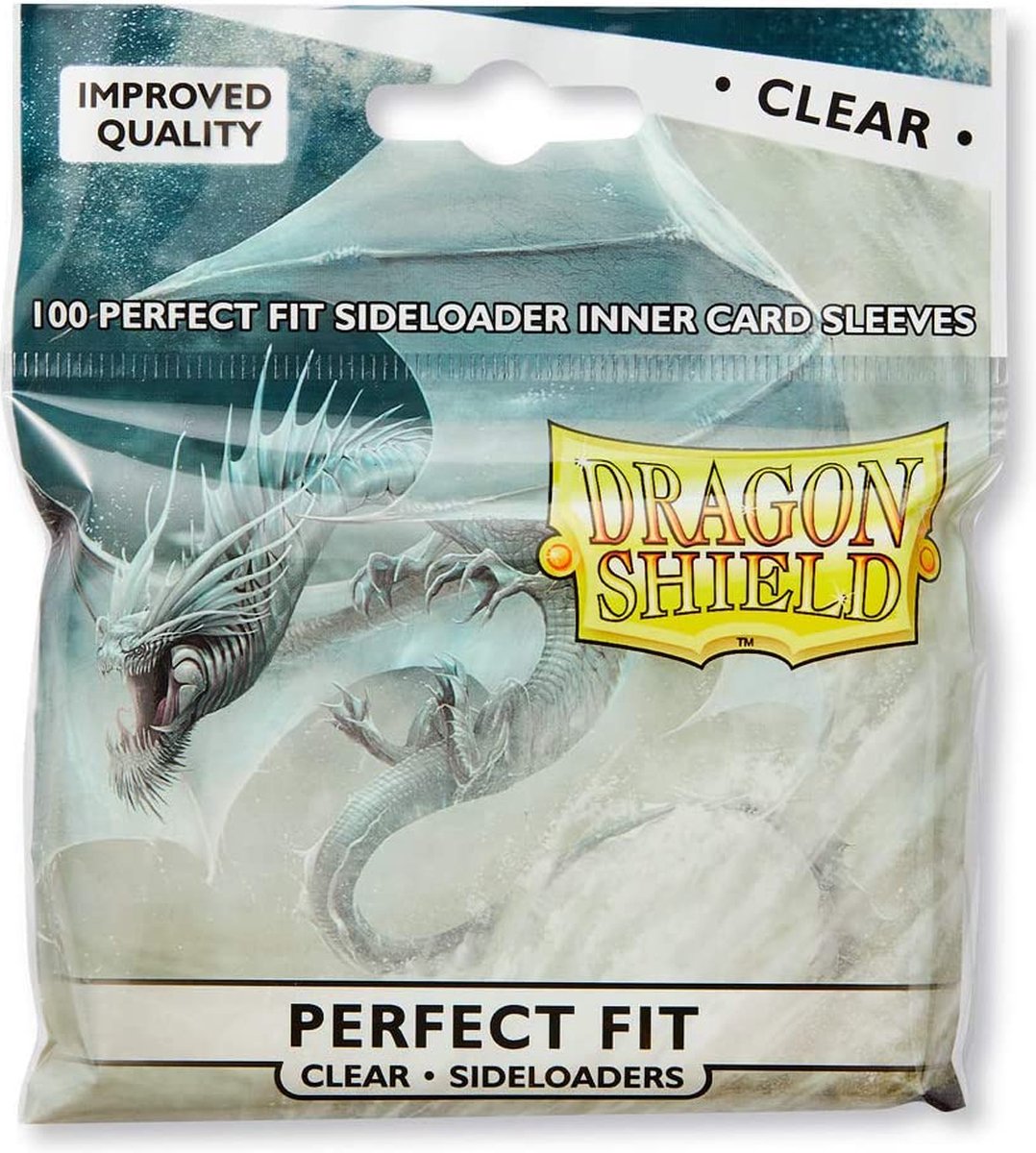 Dragon shield dragonshield sideloader sleeves - clear