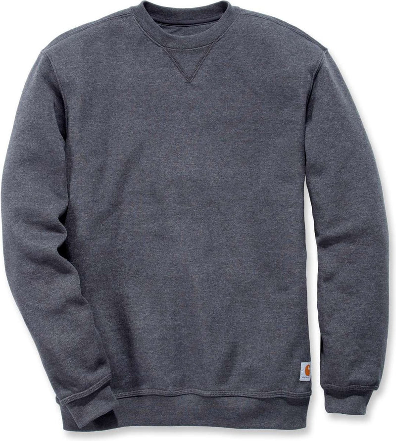 Sudadera con cuello redondo y peso medio Carhartt k124 - ajuste original - carbon heather - L (se adapta a la talla XL)