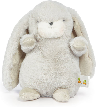 I conigli della baia sgranocchiano il coniglio - peluche - dettagli ricamati - s - 20 cm - grigio