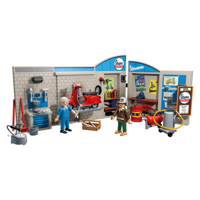 Playmobil 60s Workshop with Vespa