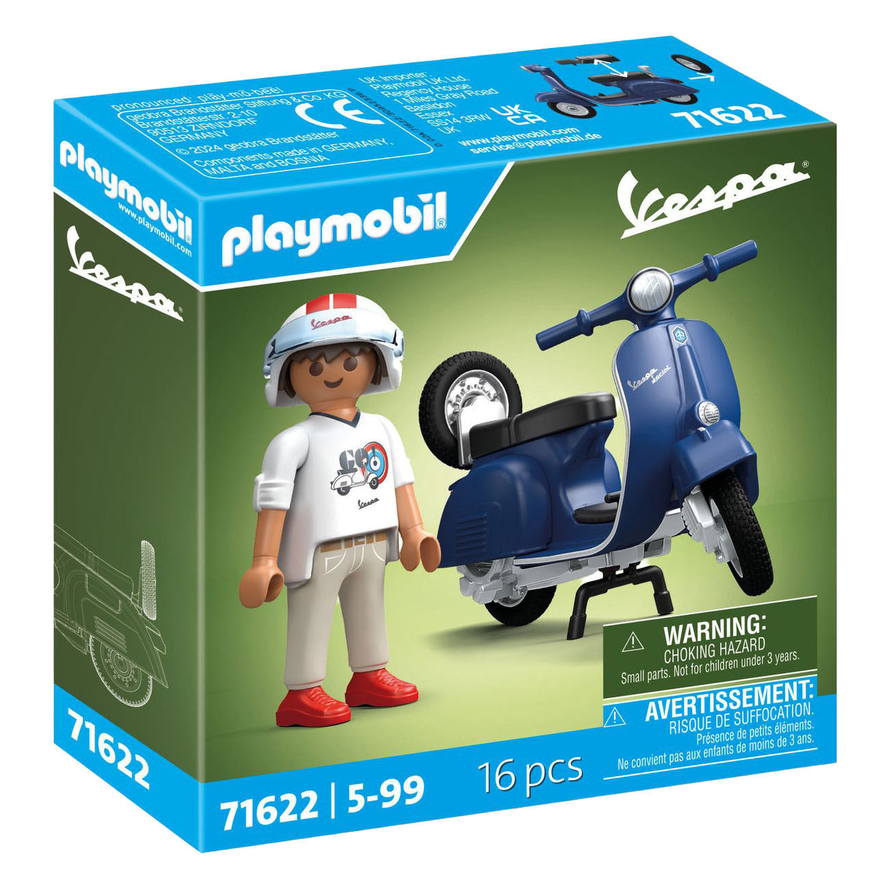 Playmobil 71622 1969 150 Sprint Veloce, blu