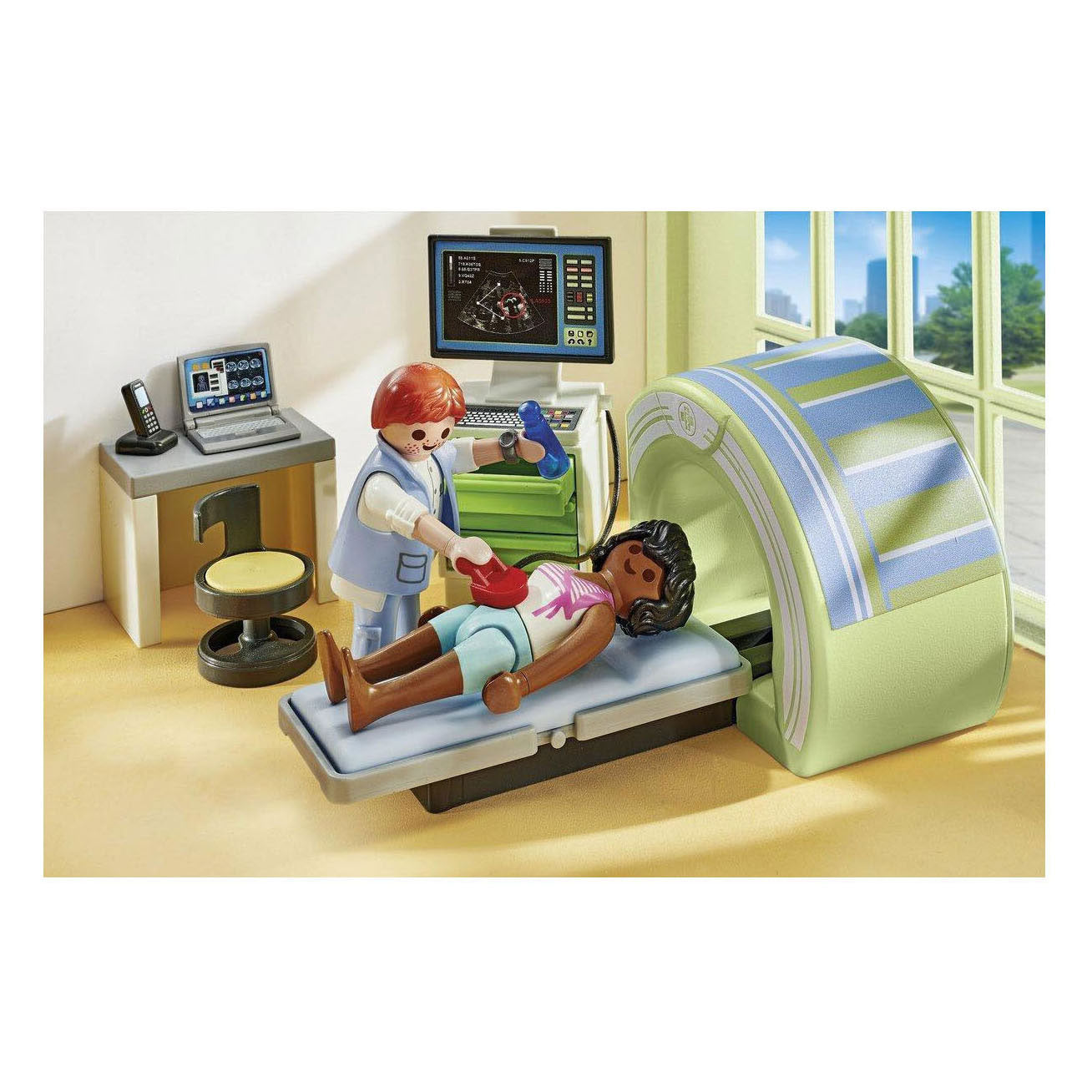 Playmobil Action Heroes MRI con paziente